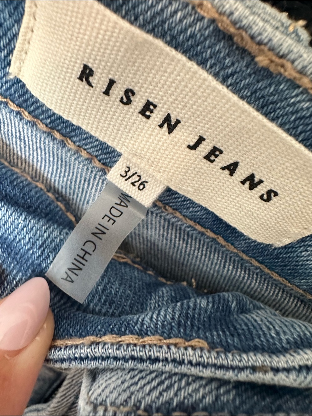 NWT🤍Risen Daisy Flower Lace Jeans 3/26 - Picture 5 of 10